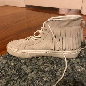Vans Sk8 - Hi Grey Moc Fringe